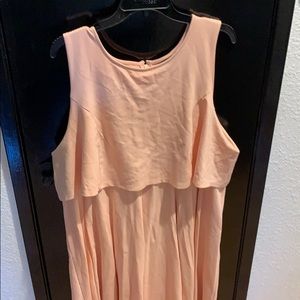 Peach dress